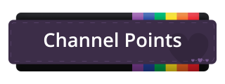 Channel-Points Panel from Rainbow Gay Pride Panels Theme.
